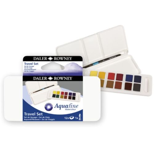 סט 12 טבליות צבעי מים DALLER ROWNEY Aqufine