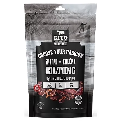 בילטונג פיקניה בשר מיובש בתיבול דרום אפריקאי