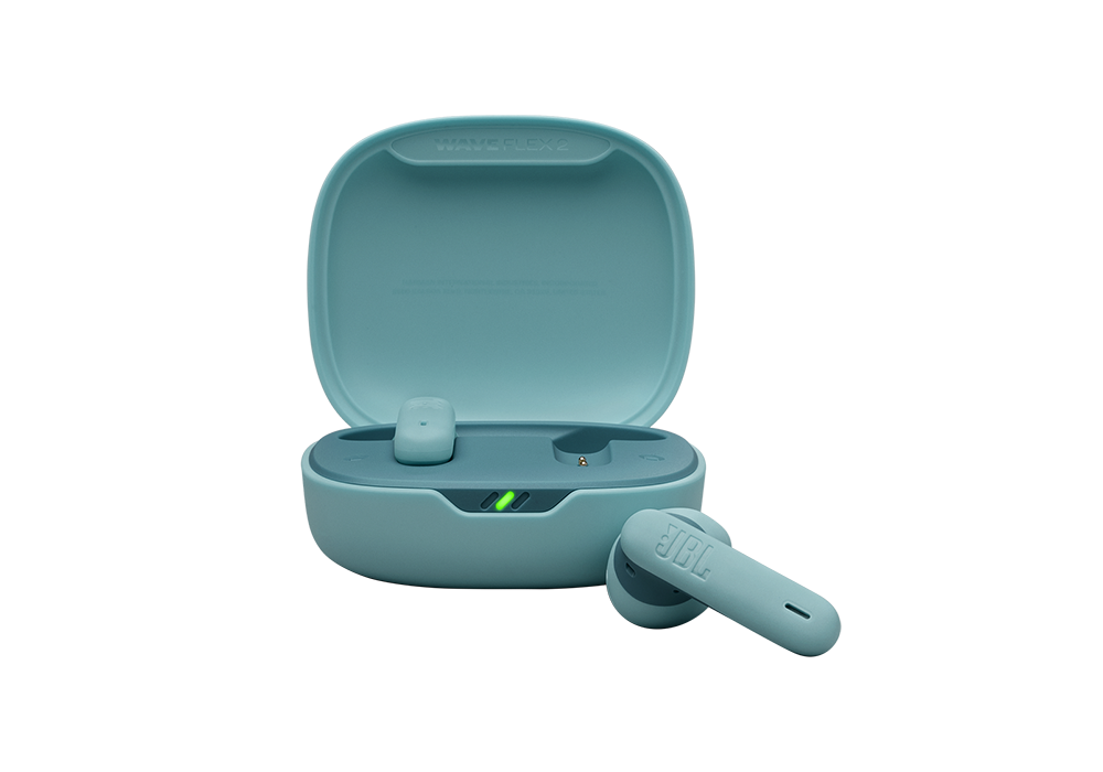 יבוא רשמי! אוזניות אלחוטיות JBL Wave Flex 2 (TWS) True Wireless - צבע כחול