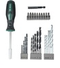 סט 27 חלקים ביטים מקדחים כולל מברג  מבית BOSCO