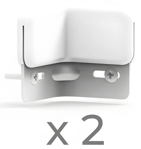 זוג מחברי פינה למגן מיטה