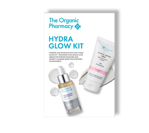 ערכת טיפוח פנים The Organic Pharmacy Hydra Glow Kit 80 ml