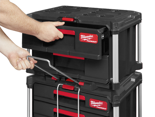 ארגז כלים 2 מגירות מסדרת Milwaukee PACKOUT