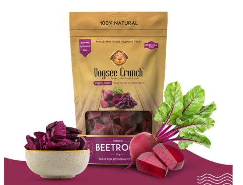 חטיף מיובש בהקפאה סלק 10 גרם לכלבים