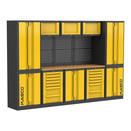 Kasco K3984B — עמדת עבודה מקצועית + ארון כלים חכם