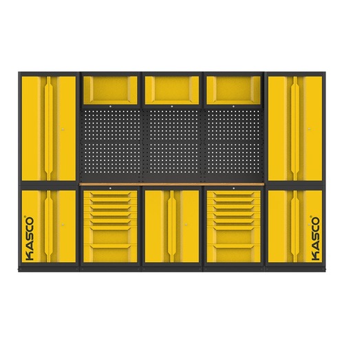Kasco K3984B — עמדת עבודה מקצועית + ארון כלים חכם
