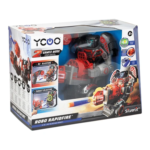רובוט יורה טילים על שלט Silverlit Robo rapidfire