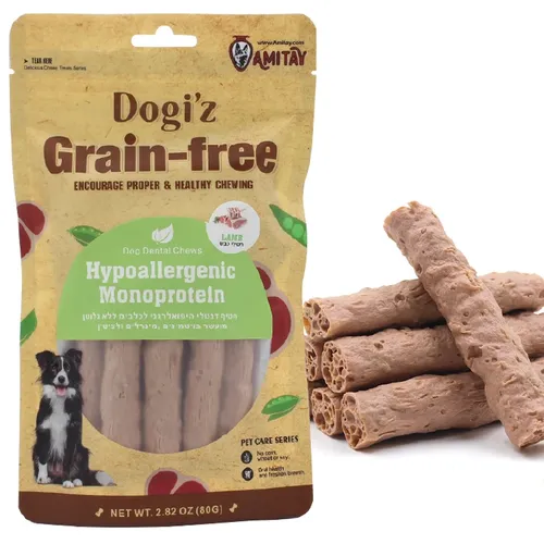 חטיף לכלבים היפואלרגני מקל תפוח כבש לל