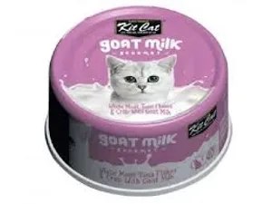 קיט קט שימור חלב עז טונה וסרטן ברוטב 70 גר