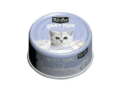 קיט קט שימור חלב עז טונה ודגיגיונים 70 גרם