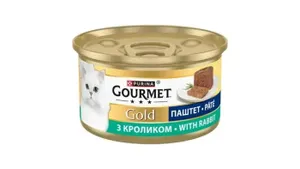 פנסי פיסט גורמה גולד מזון לח ומלא לחתול מעדן פטה ארנב