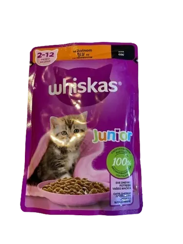 פאוץ ויסקאס עוף גורים 85 גרם