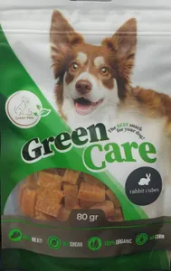 חטיף גרין קר קוביות בשר ארנב 80 גרם