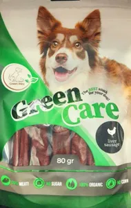 חטיף גרין קר נקניקיות כבד עוף 80 גרם