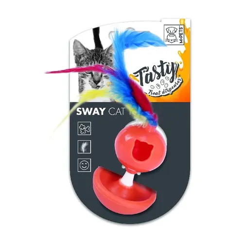 צעצוע לחתול סוואי עם דיספנסר לחטיפים 16.8 *9.5*13.5 cm