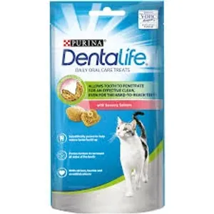 חטיף דנטלייף לחתול בטעם סלמון 40 גרם