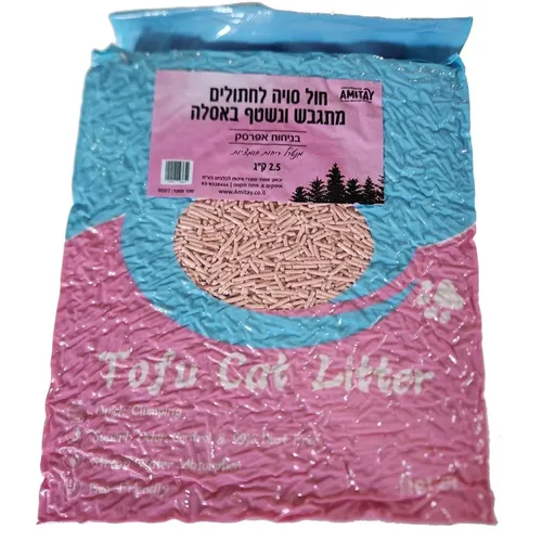 חול סויה בניחוח אפרסק 2.5 קג