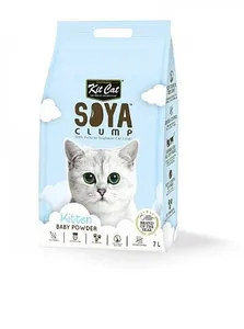 קיט קט חול סויה מתגבש קיטן בייבי פאודר 7 ליטר