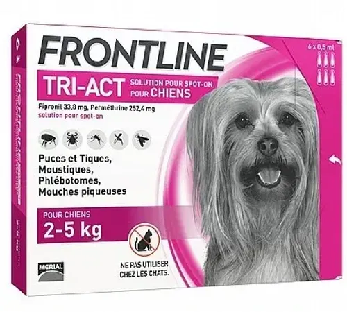 פרונטליין טרי אקט לכלבים 2-5 קג