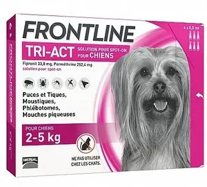 פרונטליין טרי אקט לכלבים 2-5 קג