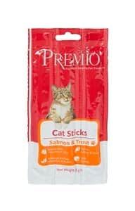 פרמיו חטיף מקלות לחתול סלמון ופורל 15 גרם