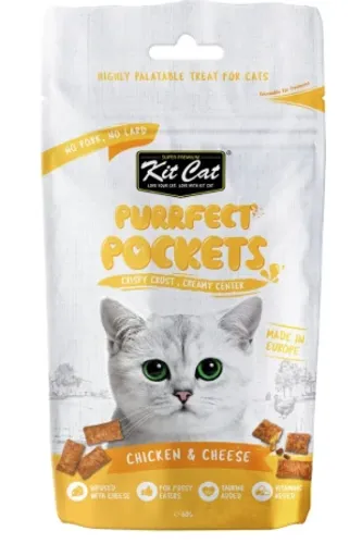 קיט קט כריות עוף וגבינה 60 גרם