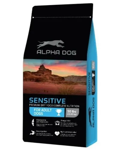 אלפא דוג סנסטיב דגים 22.5 ק