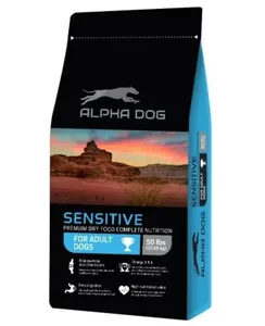 אלפא דוג סנסטיב דגים 22.5 ק"ג