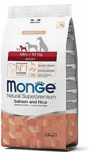 מונג' מיני סלמון גזע קטן 7.5 ק