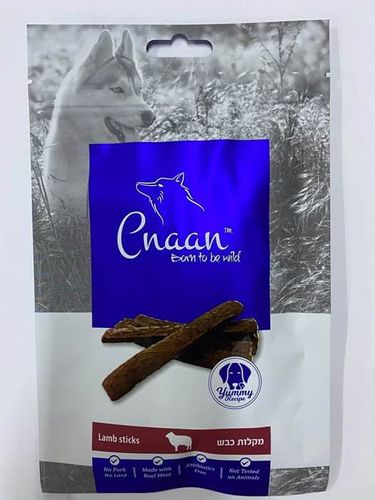 כנען חטיף לכלב מקלות כבש 60 ג'