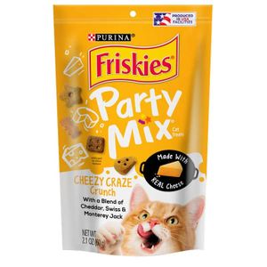 פריסקיז PARTY MIX חטיף לחתול צ