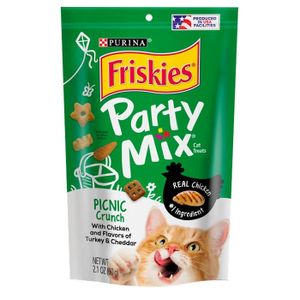 פריסקיז PARTY MIX חטיף לחתול פיקניק קראנץ
