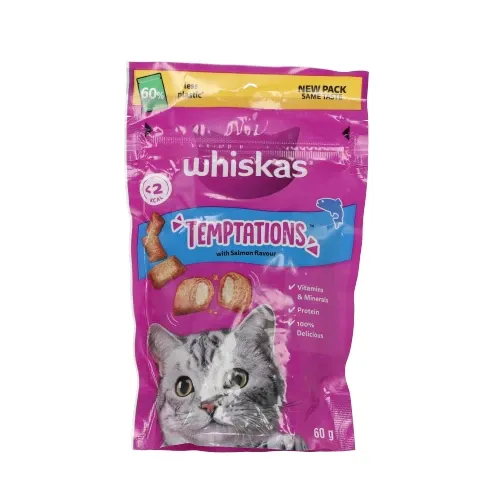 חטיף לחתולים עם סלמון ויסקס טמפטיישן 60 גרם