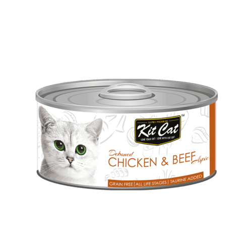 קיט קט שימור עוף ובקר דיבנד 70 גרם