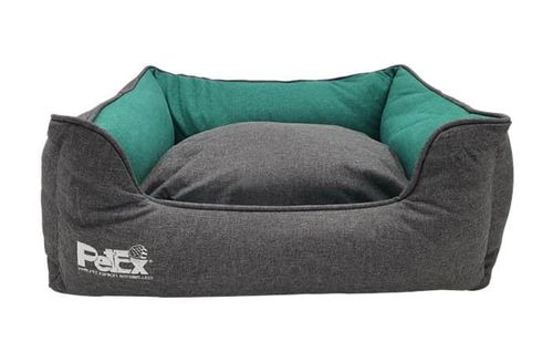 מיטה לכלב דגם רטרו בצבע אפור / ירוק 110 ס