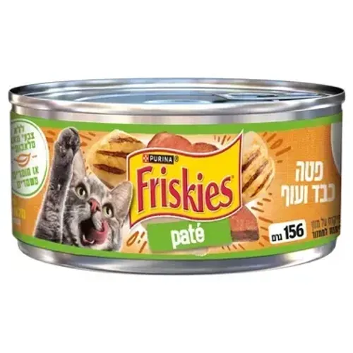 פריסקיז פטה כבד ועוף 156 גרם