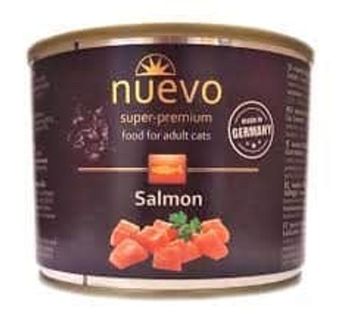 נואבו שימורי פטה לחתולים בוגרים – סלמון 200 גרם