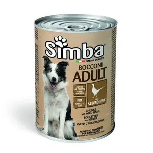 סיבמה שימור בשר צייד לכלב 400 גרם