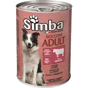 סימבה שימור לכלב בשר בקר 415 גרם