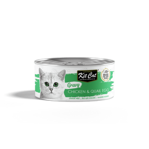 קיט קט שימור עוף וביצי שליו 70 גרם