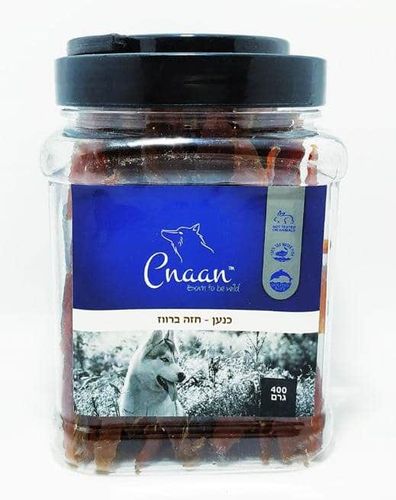 צנצנת חטיפי כנען חזה ברווז 400 גרם