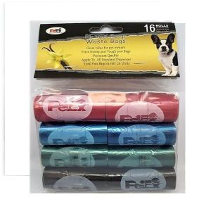 פטקס שקיות איסוף צרכים 16 גלילים לכלבים
