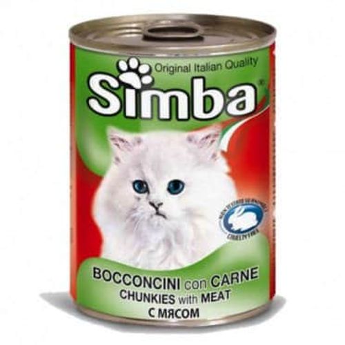 סימבה שימור לחתולים בטעם נתחי בקר 400 גרם