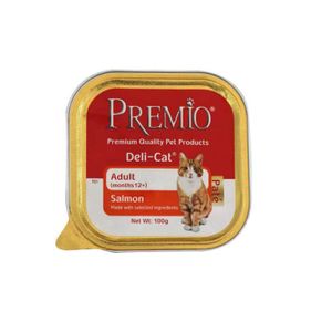 פרמיו מעדן פטה מזון מלא לחתול סלמון 100 גרם