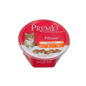 חטיף פרמיו לחתול כריות עם סלמון 60 גרם