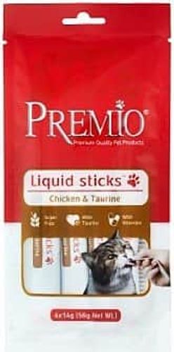 חטיף רך לחתול פרמיו בטעם עוף וטאורין 56 גרם