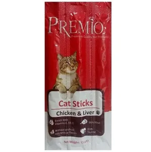 פרמיו חטיף מקלות לחתול עוף כבד 15 גרם