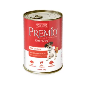 שימורי לכלבים פרמיו עוף פטה 400 גרם