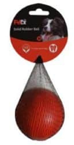 כדור דנטלי לכלב בצבע אדום עם ניחוח וניל L