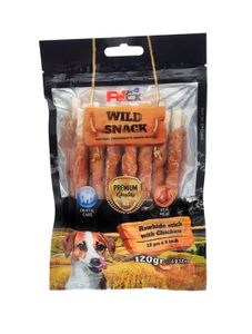 חטיף לכלב בציפוי בשר עוף 12 מקלות לעיסה